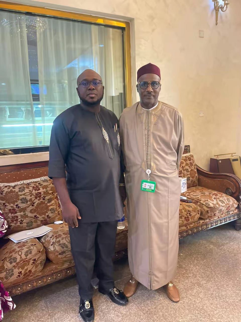 Captain Azeez Ogunyemi Congratulates Hon.DA’U ALIYU Magaji mni On His Appointment as MD Sheda Science And Technology Complex (SHESTCO)